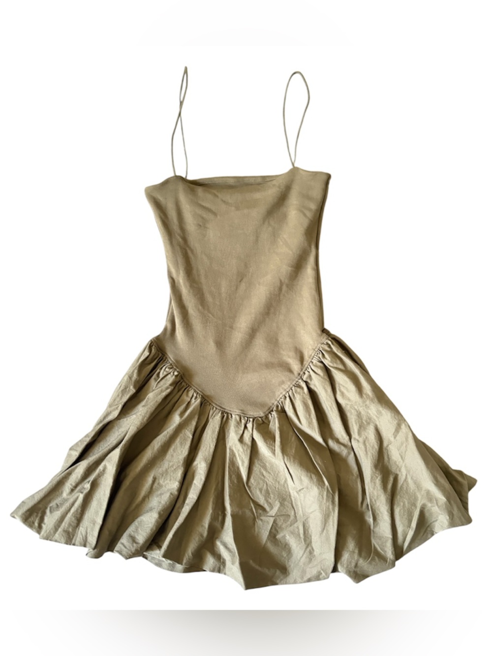 Zara Army Green Mini Dress